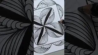Drawing Zentangle – ‘DILLO #zentangle #zentangleart #doodle #drawing #howtodraw #mandala #sketch