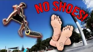 SCOOTERING IN BARE FEET!