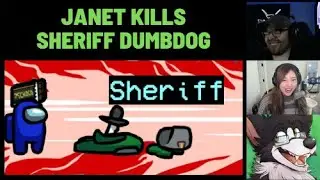 DumbDog and his bad Sheriff Luck !! 😂😂😂 Funny Moment !! @Among Us Shorts !!