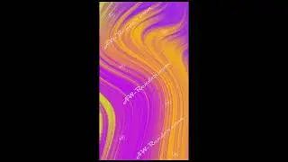 Vertical animated template  Animation of orange, pink, purple, yellow, crimson fluid flow