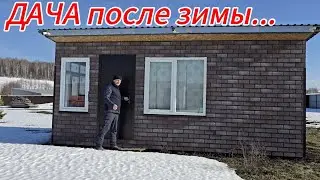 Вот, что стало с ДАЧЕЙ после зимы... Открытие дачного сезона 2025г 