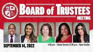 LBCC Board Meeting - September 14, 2022