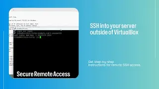 Access your Linux Server outside of Virtual Box
