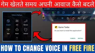 how to change voice in free fire like 