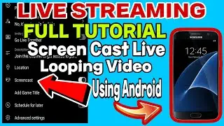 Paano Mag  Screen Cast  Live Sa YouTube || Full Tutorial