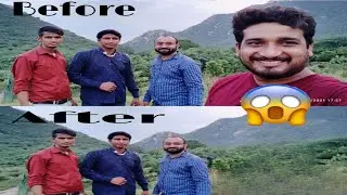 Remove person from photo in few second || Amazing trick