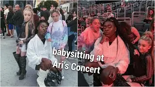 Babysitting Emery & Sarah at Ariana’s concert