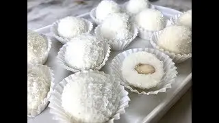 ПП конфеты из кокосовой пасты | Домашние конфеты «Кокосовая помадка»