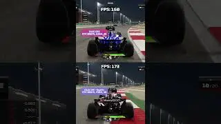 F1 24 DLSS On vs Off Comparison #benchmark #comparison #shorts #gaming #f124 #f12024 #benchmarking