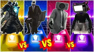 Skibidi Toilet Songs TITAN CAMERAMAN 🆚 STRIDER TOILET 🆚 TV WOMAN 🆚 G-MAN (Skibidi Toilet 61)