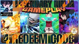 Legendary Ninja Walkthrough Gameplay | 4 Redeem Code/ All Active Codes - Naruto Idle RPG (Android)