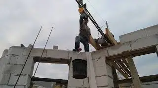 Подъёмный кран. Первое испытание.