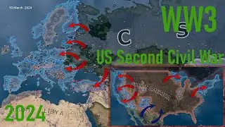End of Russian era-WW3-Hoi4 Timelapse