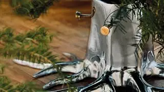 All lights on the Christmas Tree Stand