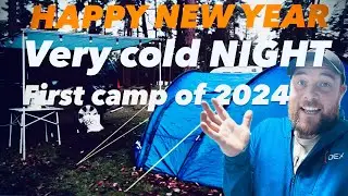 Camping In A Cold Tent - 2024 New Years Night