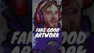 How to PRETEND you are GOOD at DRAWING | Faking Good Artworks #Shorts