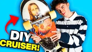 Cutting and Shaping my Own Cruiser Skateboard!