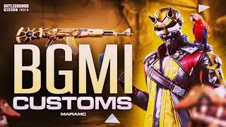 I'm Back With 3 Surprises🔥 | BGMI Customs & Some Othergames