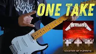 'Master of Puppets' Full Album Cover in One Take