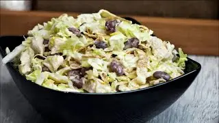 Любимый салат из пекинской капусты и курицей. Заменит ужин