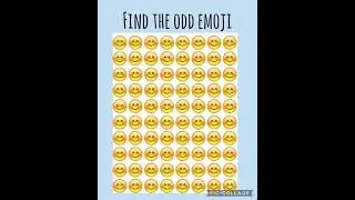 Find the odd emoji…