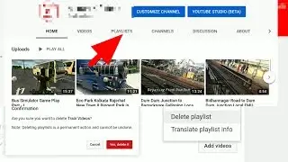 How to Delete Playlist From YouTube Channel II Update 2019