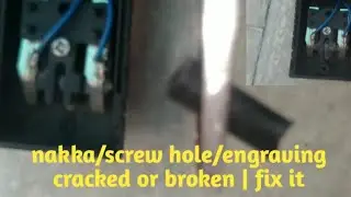 Repair broken or cracked   nakka/screw threaded hole/engraving of plastic /iron/any material