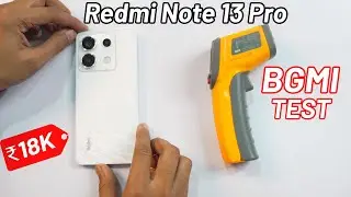 REDMI NOTE 13 PRO BGMI Graphics TEST - Heating and Battery Drain Test