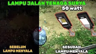 Rekomendasi lampu jalan tenaga surya terang, murah dan berkualitas - lampu jalan solar cell 50 Watt