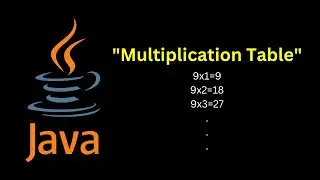 Java Program to print the Multiplication Table of any number
