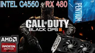 Intel G4560 + RX 480 4GB Gaming - Black Ops 3 High 1080p