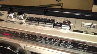 Hitachi TRK-7011E Boombox from the 1980s Mint Condition With Box For Sale On Ebay.co.uk, NOW SOLD👍