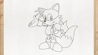 Como dibujar a TAILS (Sonic Boom, Classico y La Película) paso a paso, fácil y rápido