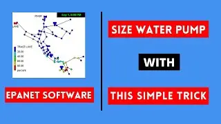 EPANET Hydraulic Modeling For Groundwater Submersible Pump | EPANET Tutorial [Using Simple Trick]