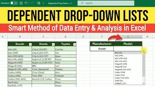 Creating Dependent Drop-Down Lists in Excel