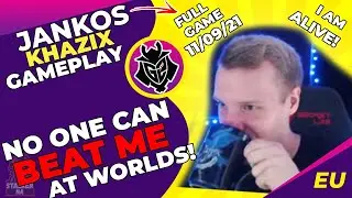 G2 Jankos Talks - Its All Good - I Am ALIVE! | No One Can Beat Me At Worlds! |  11/09/21