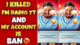 I KILLED FM RADIO GAMING AND MY ACCOUNT IS BAN😡 | PUBG MOBILE