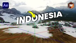Camera Fly Through Text with Mocha Pro 3D Camera Solver in After Effects