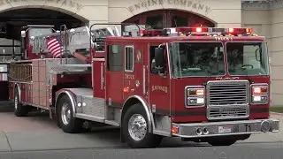 Hayward Fire Dept. Truck 1 Responding