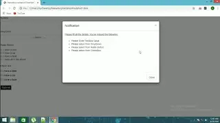 Page Validation using Javascript  || Validation for Textbox, Checkbox, Dropdown & Radiobutton JS