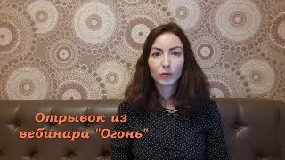 Отрывок из вебинара "ОГОНЬ"