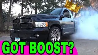 1000 hp Dodge Ram DESTROYS Tires! Before donating parts for the TURBO 5.2 magnum build.