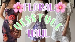YESSTYLE FLORAL CLOTHING HAUL {TRY-ON}