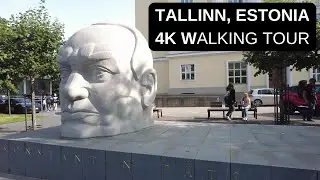 City walks - Tallinn, Estonia (4K walking tour)