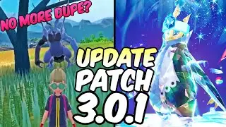 UPDATE on 'Forgotten' Patch 3.0.1 for Pokemon Scarlet Violet