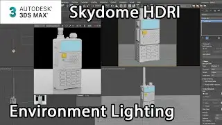 Product Visualization in 3ds Max: Skydome HDRI Environment Lighting – Lesson 5 / 15