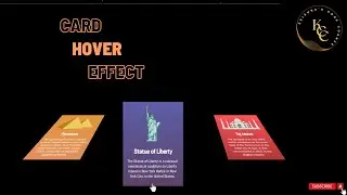 Card Hover Effect || HTML CSS || 