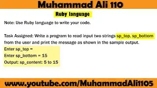Write a program to read input two strings sp_top