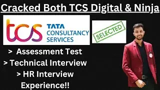 Dikshant Cracked TCS Digital & Ninja Both | TCS Interview Tips 2024 | How to Prepare for Interview🔥🔥