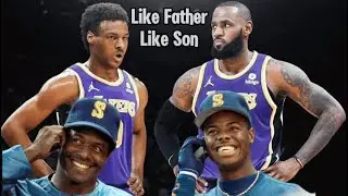 Bronny James & the James Family making history